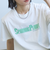 チュールキャミ付きロゴTシャツ