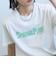 チュールキャミ付きロゴTシャツ