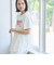 チュールキャミ付きロゴTシャツ