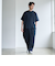 【RONEL】フクレ2重織イージーワイドパンツ