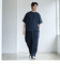 【RONEL】フクレ2重織イージーワイドパンツ