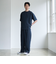 【RONEL】フクレ2重織イージーワイドパンツ