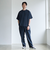 【RONEL】フクレ2重織イージーワイドパンツ