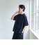 【RONEL】フクレ2重織ハーフスリーブ