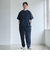 【RONEL】フクレ2重織ハーフスリーブ