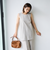 【RONEL】リネンライクノースリーブチュニック
