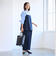 【RONEL】ストレッチタックワイドパンツ(セットアップ対応可能)