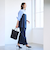 【RONEL】ストレッチタックワイドパンツ(セットアップ対応可能)