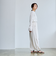 【RONEL】クリアスムース切替フレアスリーブTシャツ