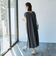【RONEL】シャーリング2WAYロングワンピース