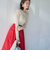 【RONEL】シアーリブニットプルオーバー