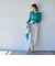 【RONEL】シアーリブニットプルオーバー