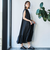 【RONEL】サテンティアードワンピース