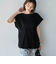 【RONEL】タックワッフルフレンチスリーブカットソー