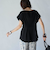 【RONEL】タックワッフルフレンチスリーブカットソー