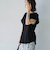【RONEL】タックワッフルフレンチスリーブカットソー