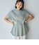 【RONEL】タックワッフルフレンチスリーブカットソー