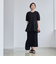 【RONEL】クリアポンチ異素材ドッキングペプラムカットソー