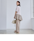 【RONEL】クリアポンチ異素材ドッキングペプラムカットソー