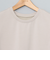 【RONEL】クリアポンチ異素材ドッキングペプラムノースリーブ
