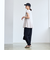 【RONEL】クリアスムースペプラムフレンチスリーブカットソー