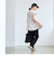 【RONEL】クリアスムースペプラムフレンチスリーブカットソー