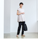 【RONEL】クリアスムースペプラムフレンチスリーブカットソー