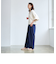 マイシルエットワイドパンツ