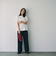 ロールアップチノワイドパンツ