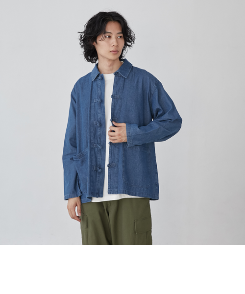 ENGINEERED GARMENTS デニムジャケット カバーオール M 中古・古着通販】Engineered Garments (エンジニアド ガーメンツ