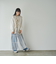 幾何柄キルトリバーシブルベスト
