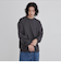 【WELLTECT】 ロゴプリントクルーネックスウェット