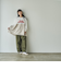 フハクドッキングロゴプリントロングスリーブTシャツ