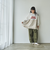フハクドッキングロゴプリントロングスリーブTシャツ