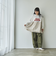 フハクドッキングロゴプリントロングスリーブTシャツ