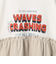 フハクドッキングロゴプリントロングスリーブTシャツ