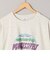 フハクドッキングロゴプリントロングスリーブTシャツ