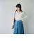 ハイツイストクルーネックリブニット