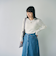ハイツイストクルーネックリブニット