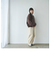 コーデュロイカーブパンツ
