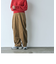 コーデュロイカーブパンツ