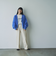 ロールアップワイドデニムパンツ