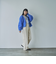 ロールアップワイドデニムパンツ