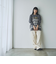 ロールアップワイドデニムパンツ
