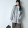 【着疲れしにくい大人上品ニットアウター】ブークレプレーティングアウターカーディガン（WEB限定カラー）