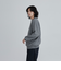 メランジクルーネックニット