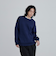 メランジクルーネックニット