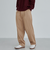 ウォッシュドストレッチワイドチノパンツ