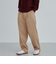 ウォッシュドストレッチワイドチノパンツ