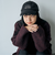 ＜PARKNIK＞フリースロゴ刺繍キャップ